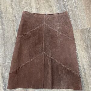 Pretty Good Brown A-Line Skirt